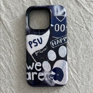PSU Themed 15pro Phone Case - Blue and White